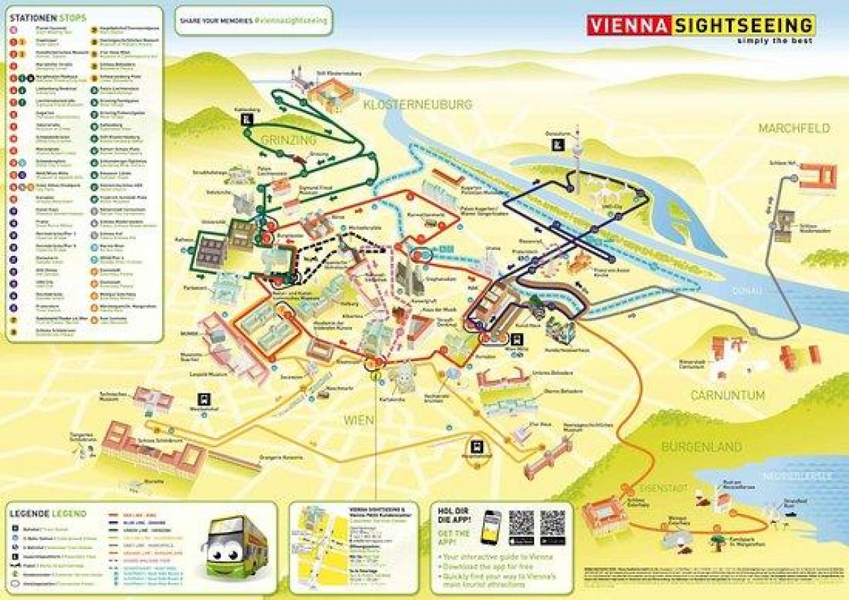 Карта на Виена екскурзия с автобус
