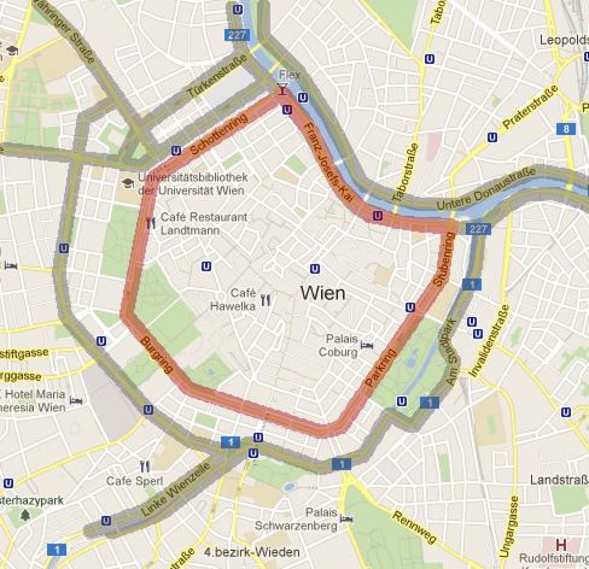 Виена 7та район на картата