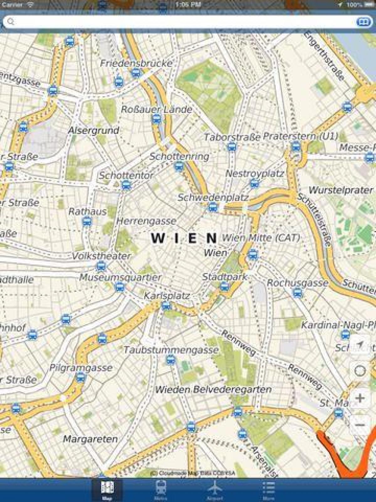 Виенска приложение на картата 