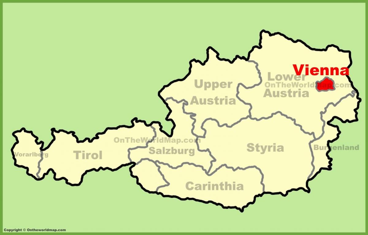 Виена Австрия карта