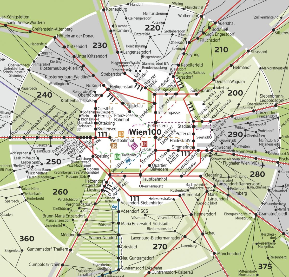 Виена в зоната на 100 картата