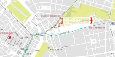 Карта белведере във Виена