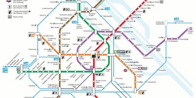 Виена s Bahn карта