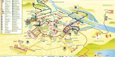 Карта на Виена екскурзия с автобус