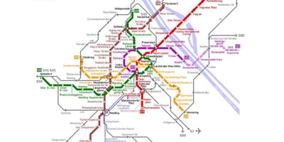 Карта У1 Виена