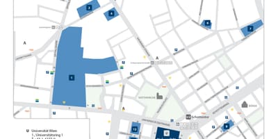 Карта на Виенския университет