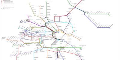 Виена strassenbahn картата