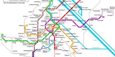 Виена схема на метрото Мюнхен